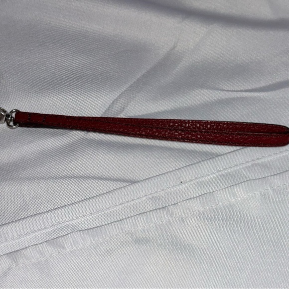 Brighton Brown and Red Designer Wallet Card Organizer Wristlet - Picture 7 of 10